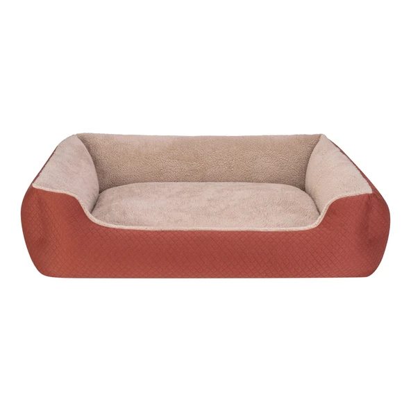Pet Comfort Bravo Duo Köpek Yatağı Tarçın/Bej XL 105x80cm ürün görseli 1
