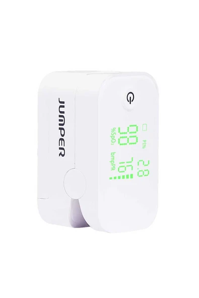JUMPER Parmak Tipi Pulse Oksimetre 500G Beyaz ürün görseli 1