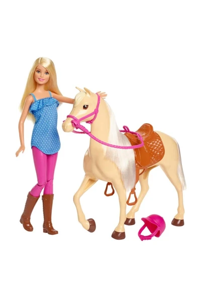 Barbie Ve Güzel Atı Oyun Seti Fxh13 - Resim 5