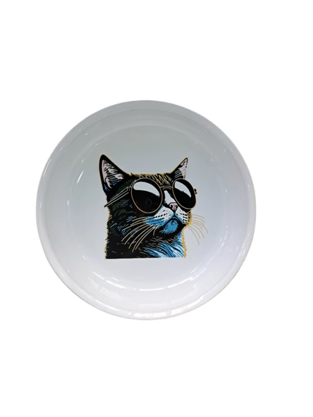 Pet Pretty Kedi Derin Seramik Beyaz Mama Su Kabı 250 ml ürün görseli 1