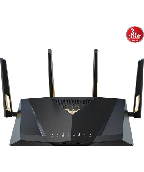 ASUS RT-BE88U Wifi BE7200 Dual Band Gigabit Extendable Router ürün görseli 1