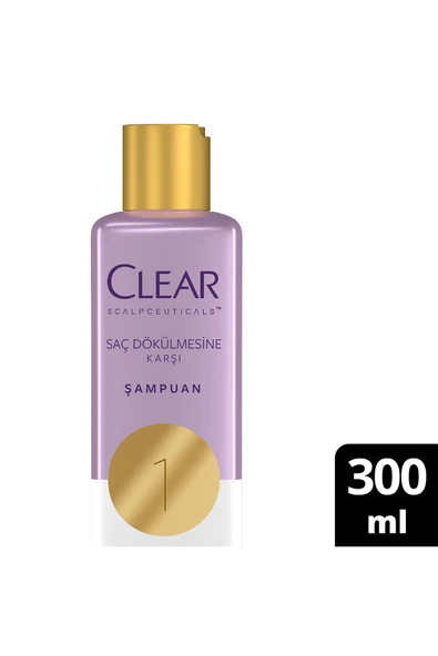 CLEAR SCALPCEUTICALS ŞAMPUAN SAÇ DÖKÜLMESİNE KARŞI 300 ML ürün görseli 1