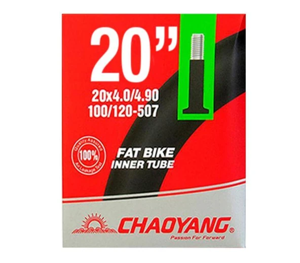 Chaoyang Fat Bike İç Lastik 20x 4.00-4.90 AV48mm Bisiklet Fat Bike İç Lastiği 20''E-Bike İç Lastik ürün görseli 1
