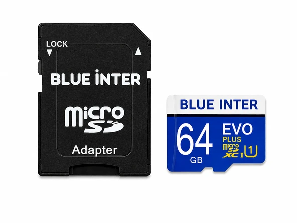 64GB Micro SD Hafıza Kartı + SD Adaptör ürün görseli 1