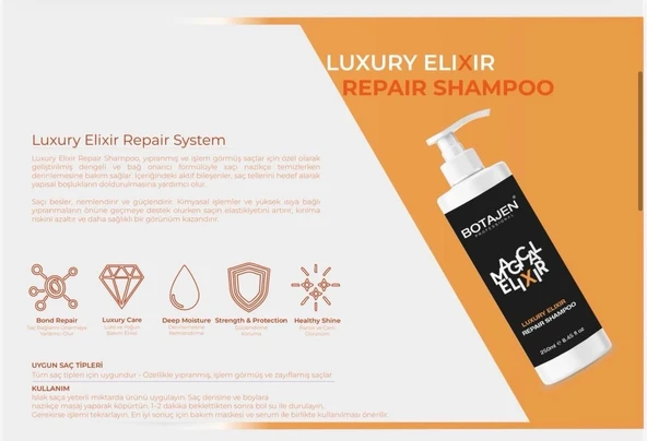 BOTAJEN Professional Magical Elixir Shampoo 250 ml - Resim 3