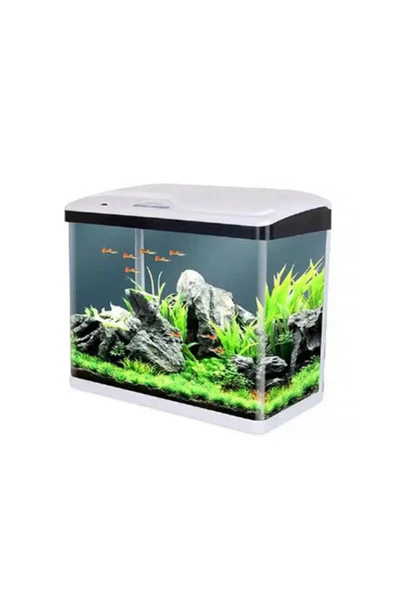 Sobo Komple Akvaryum 30 x 19 x 33,5 cm Beyaz ürün görseli 1