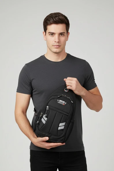 Seventeen 4901 Erkek Kanvas Body Bag & Sırt Çantası ürün görseli 1