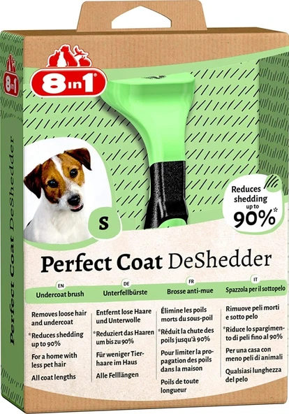 8in1 Perfect Coat DeShedder Tüy Toplayıcı Köpek Tarağı S ürün görseli 1