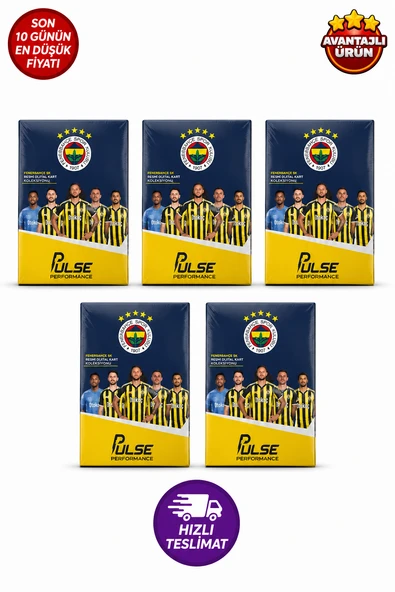 Mythos Cards Mythos Rise Fenerbahçe Lisanslı Futbolcu Kartları 2025 - 2026 Sezon (5 Paket25 Kart) ürün görseli 1