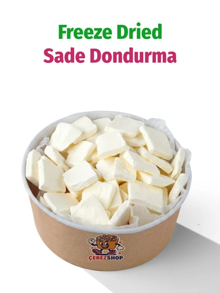 Freeze Dried Sade Dondurma – Kurutulmuş Çıtır Dondurma Küpleri, Astronot Dondurması ürün görseli 1