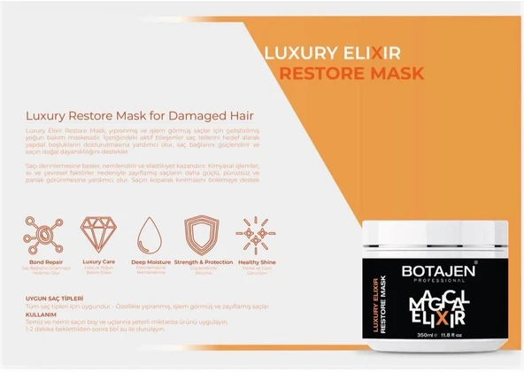 BOTAJEN Professional Magical Elixir Maske 350 ml - Resim 3