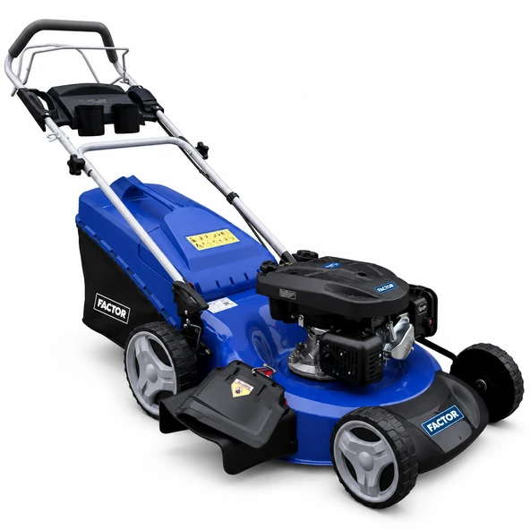 Benzinli Şanzımanlı Çim Biçme Makinası 55cm 175cc Çelik Şase 70L Sepetli Motorlu Çim Biçme Makinesi ürün görseli 1