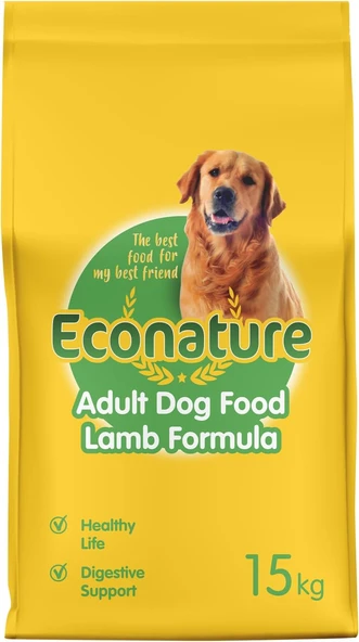Econature Kuzu Etli Yetişkin Köpek Maması 15 Kg ürün görseli 1