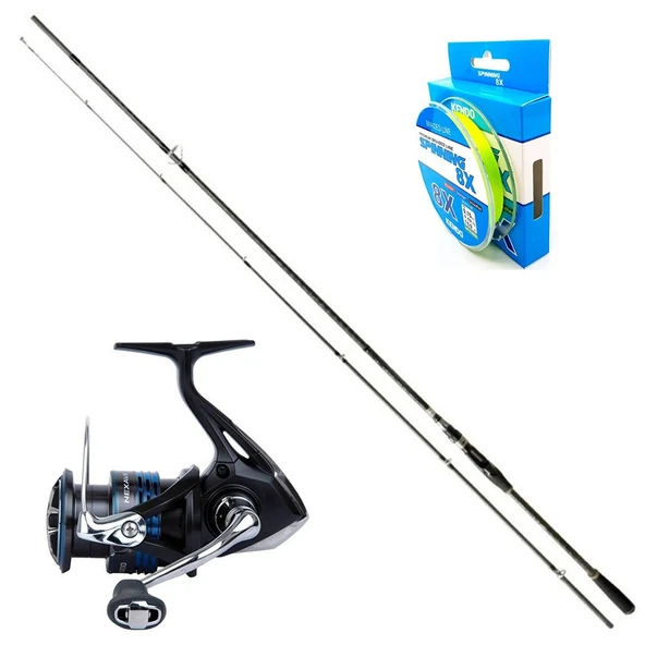 Shimano Nexave 4000 - Fujin NewCrow 270cm 10-40gr Spin Olta Seti ürün görseli 1