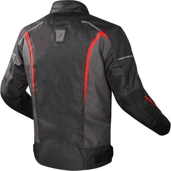 LS2 SEPANG MAN JACKET BLACK GREY RED CEKET - Resim 2