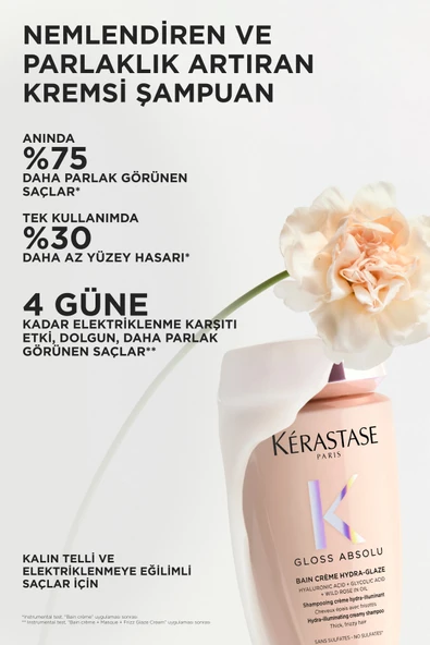 Gloss Absolu Bain Creme Hydra Glaze 250ml - Resim 3