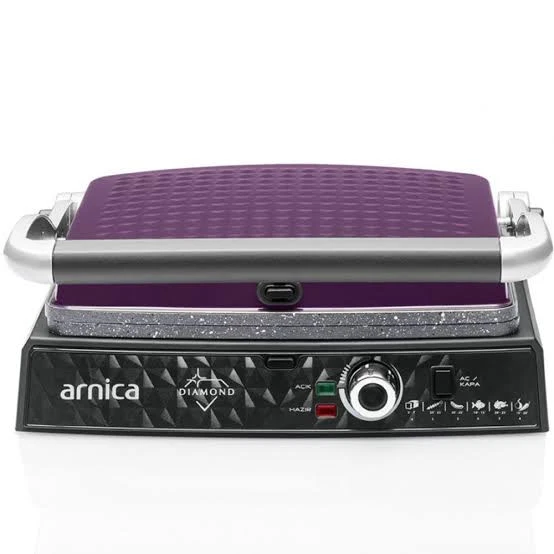 ARNICA GH26253 Dıamond Tost Makinesi Mor ürün görseli 1