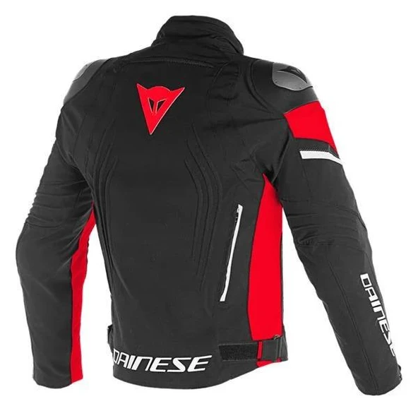 DAINESE RACING 3 D-DRY JACKET BLACK RED - Resim 2