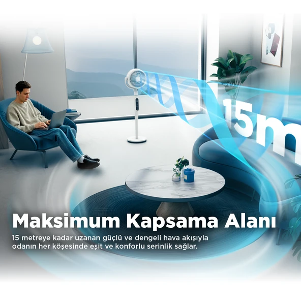 Midea Hava Sirkülasyonlu Vantilatör (Midea Türkiye Garantili) ürün görseli 1