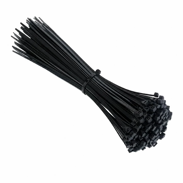 Kablo Bağı Plastik Cırt Kelepçe 2,5x200 mm 100 Adet Dayanıklı Çok Amaçlı Kablo Düzenleyici ürün görseli 1
