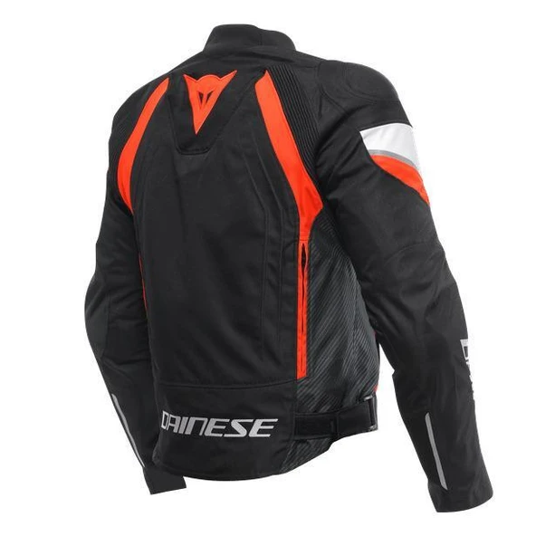 DAINESE AVRO 5 BLACK RED FLUO WHITE CEKET - Resim 2