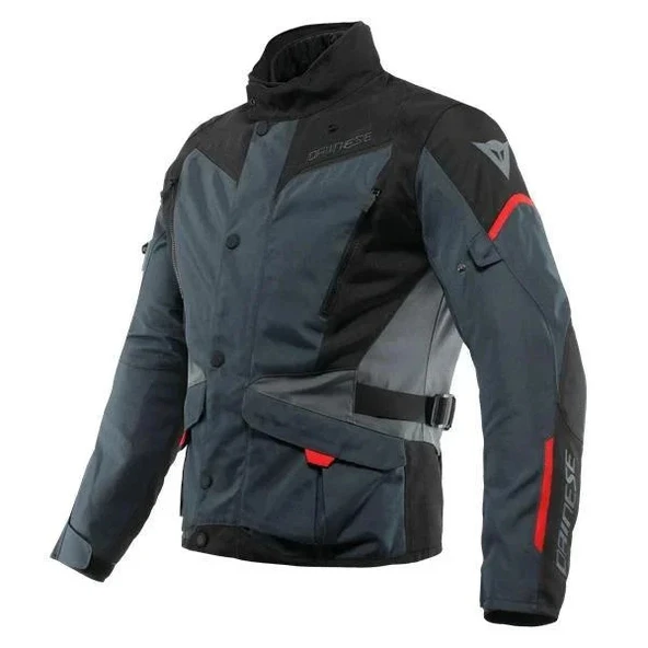 DAINESE TEMPEST 3 D-DRY BLACK BLACK LAVA RED ürün görseli 1