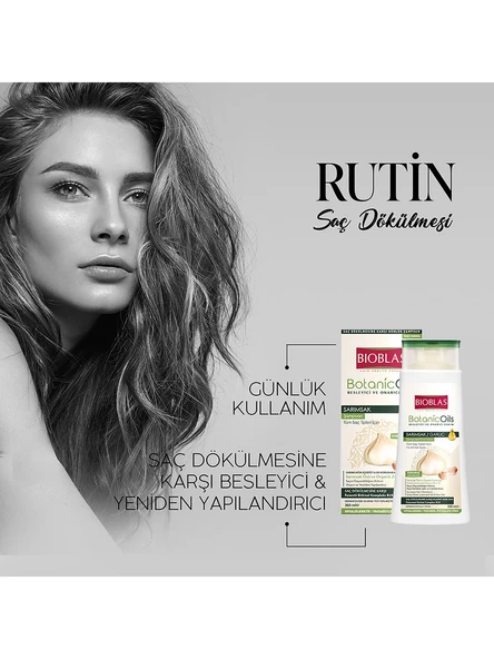Bioblas Botanic Oils Besleyici ve Onarıcı Sarımsak Şampuan 360 ml ürün görseli 1