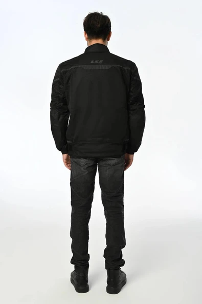 LS2 RIVA MAN JACKET BLACK CEKET - Resim 6