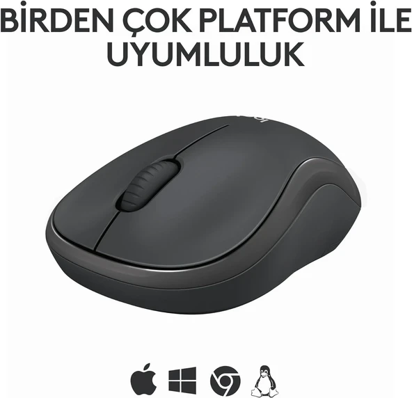 Logitech M240 Bluetooth Kablosuz Kurumsal Mouse - Siyah (910-007182) - Resim 5
