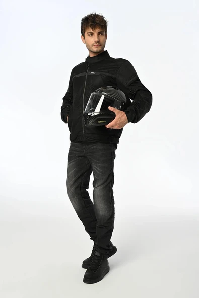 LS2 RIVA MAN JACKET BLACK CEKET - Resim 3