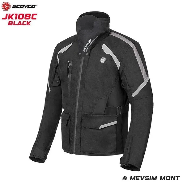 SCOYCO JK108 BLACK CEKET ürün görseli 1