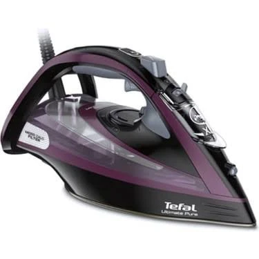 Tefal Ultimate Pure FV9830 Buharlı Ütü / Siyah & Mor ürün görseli 1