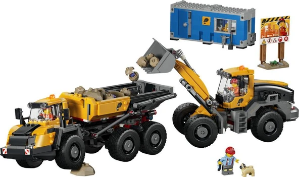 LEGO City 60494 Dump Truck and Front End Loader - Resim 3