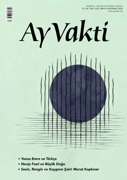 Ay Vakti Dergi 222.Sayı Mayıs-Haziran 2026 ürün görseli 1