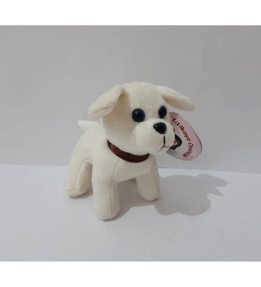 Peluş Minik Oyuncak Köpek Krem 13 Cm ürün görseli 1