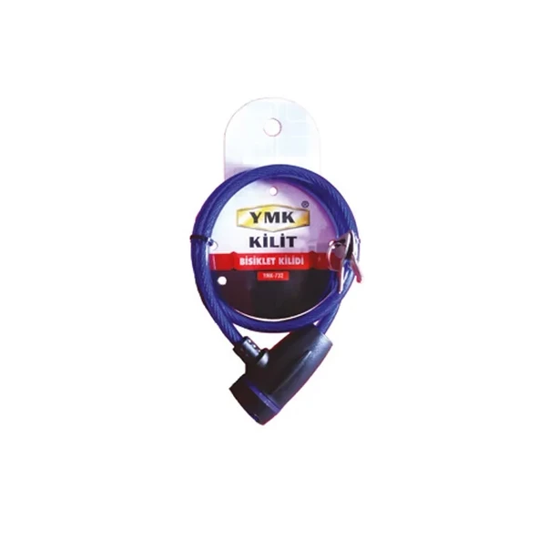 Ymk Eko Çelik Halatlı, İzoleli Bisiklet Kilidi - 8mm, 65 Cm ürün görseli 1