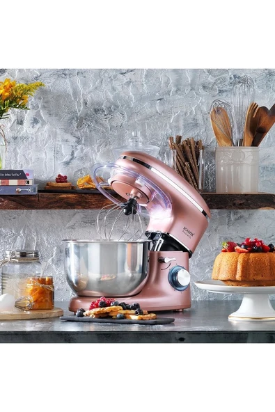 Schafer Prochef XL 1400 W 5 lt Stand Mikser Rosegold ürün görseli 1