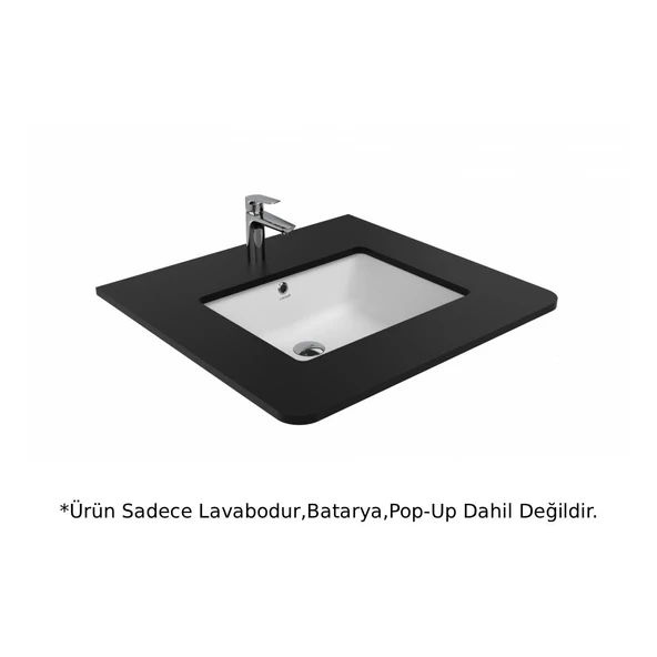 Creavit TP738 Tezgah Altı Lavabo Beyaz 38x51cm ürün görseli 1