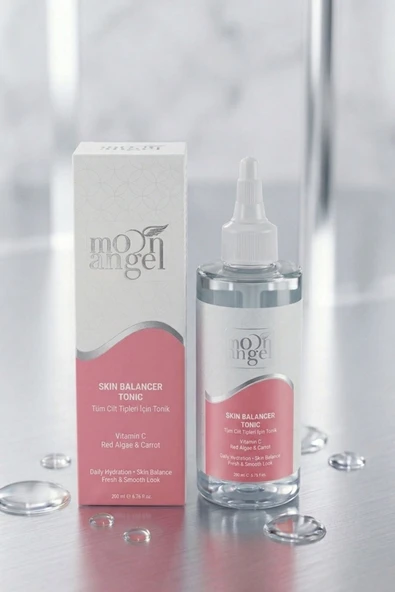 Skın Balancer Tonik Tüm Cilt Tipleri İçin Aydınlatıcı ve Dengeleyici Yüz Toniği (Vitamin C + Red Algae) 200 ml ürün görseli 1