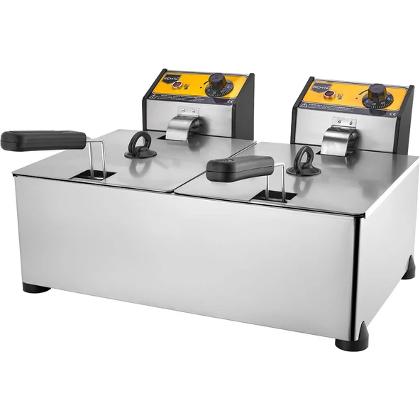 Remta 5+5 lt Çiftli Elektrikli Fritöz - R93 ürün görseli 1