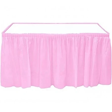 Metalize Masa Eteği -Pembe Renk ürün görseli 1