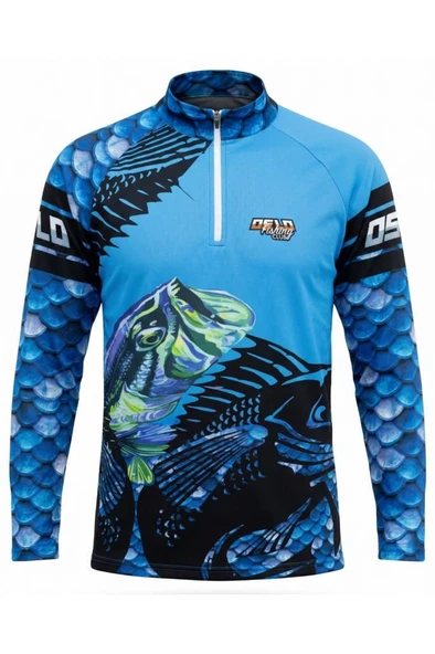 Oslo Performans Balıkçı T-Shirt  Fish Scale - Resim 2