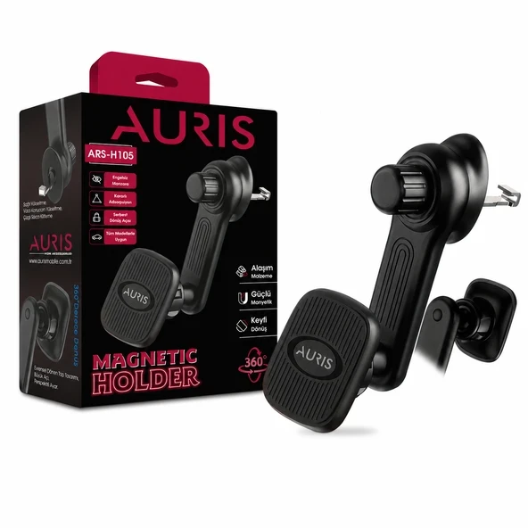 AURIS ARS-H105 Mıknatıslı Araç İçi Telefon Tutucu ürün görseli 1