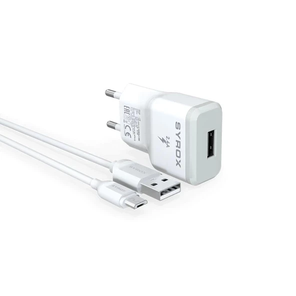 Syrox J15 Micro Usb Şarj Aleti 2.0 Amper ürün görseli 1