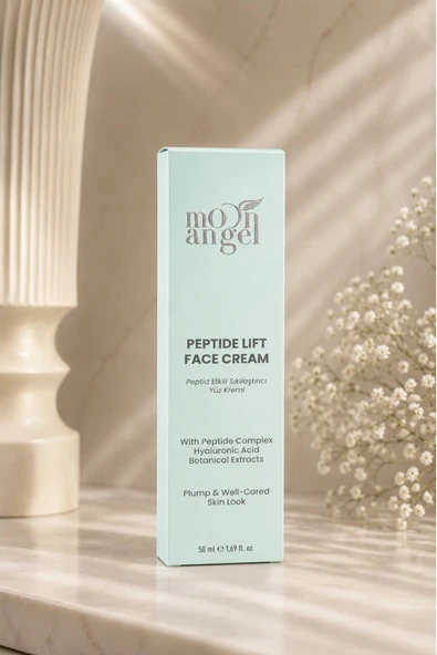 Kırışıklık Karşıtı Peptit Etkili Sıkılaştırıcı Cilt ve Yüz Kremi (Hyaluronic Acid Botanical Extracts) 50 ml ürün görseli 1