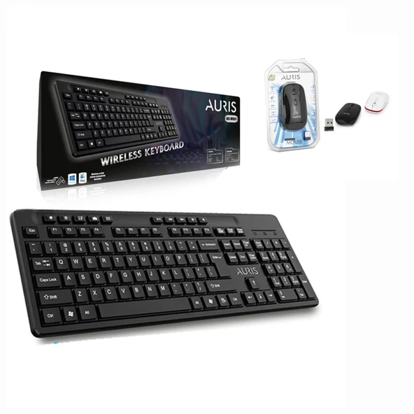 AURİS Kablosuz Klavye ve Mouse Seti ürün görseli 1