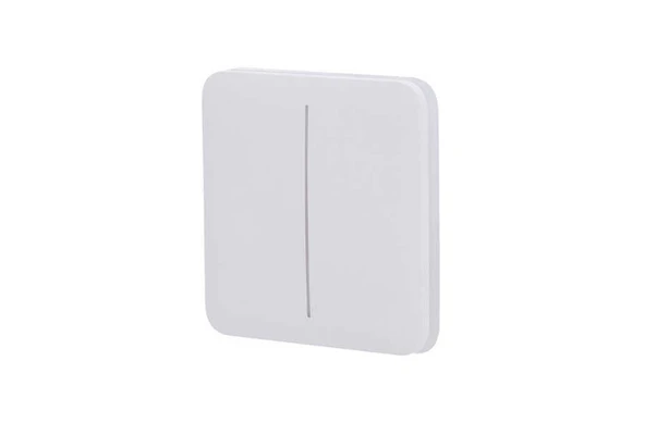 Akıllı Anahtar Butonu SoloButton (2-gang) White ürün görseli 1