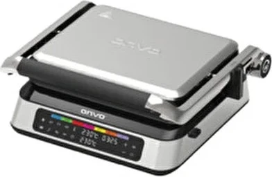 Onvo OVTST05 2200W Döküm Tost Makinesi Çıkartılabilir Plaka ile Gümüş Renk ve Yüksek Performans ürün görseli 1
