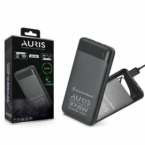 Auris ARS-PD13 10.000 mAh Powerbank (37.5W) ürün görseli 1