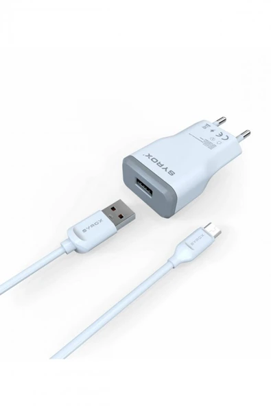Syrox J15 Micro Usb Şarj Aleti 2.0 Amper ürün görseli 1